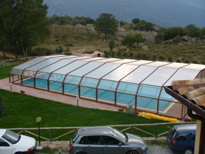 Archisio - Astra Piscine - Progetto Coperture telescopiche