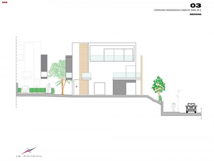 Archisio - Studiobartolini - Progetto Residence gabicce mare