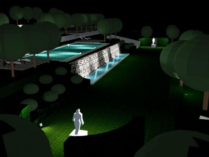 Archisio - Paola Valenti - Progetto Progetto piscina - abitazione privata