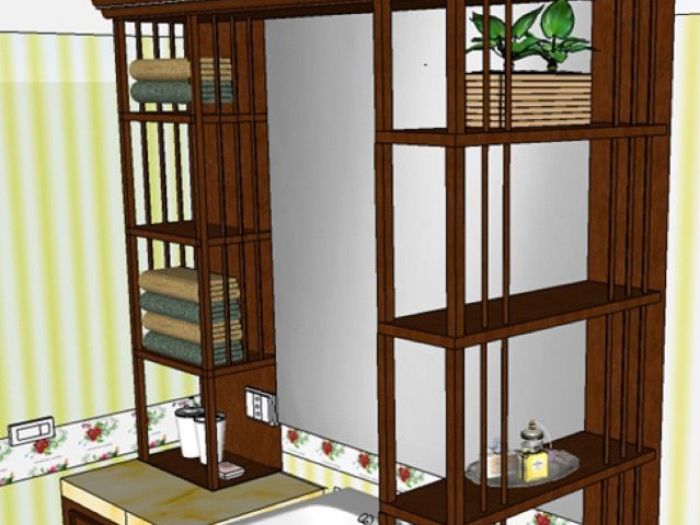 Archisio - Myriam Primavera - Progetto Progettazione mobile bagno in stile classico