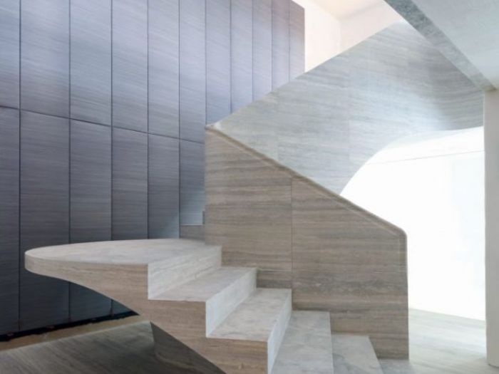 Archisio - Ateliers Romeo - Nicolas Dubois - Progetto Scala a sbalzo in pietra uk