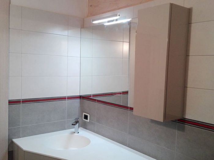 Archisio - Green Arredobagno srl - Progetto Mobile bagno angolo