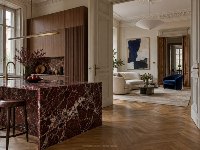 Archisio - Geom Andrea Paesano - Progetto Appartamento ristrutturato a milano
