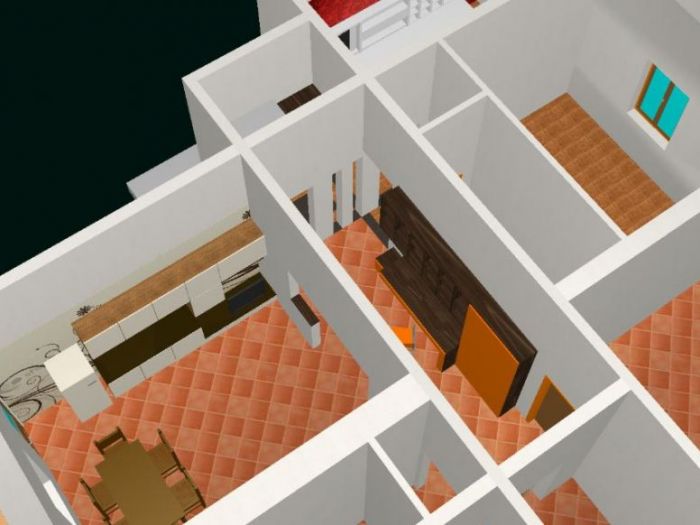 Archisio - Emanuela Rombi - Progetto Fusione di due appartamenti