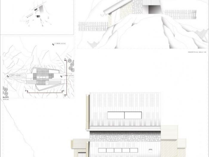 Archisio - Arch Silvia Sciroli - Progetto Rifugio appenninico a lagonegro - tecnologia dellarchitettura