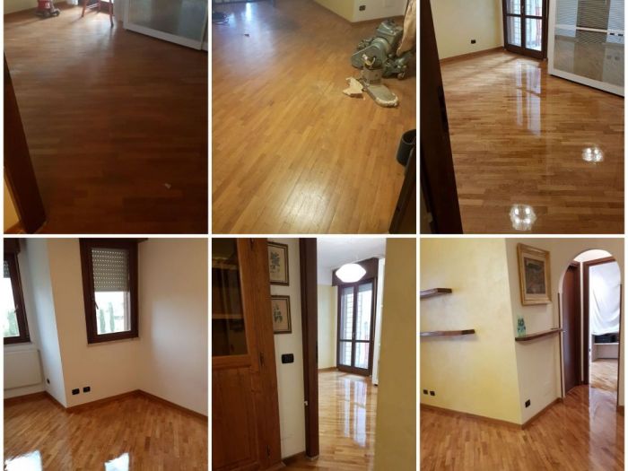 Archisio - Parquettista Roma - Progetto Restauro parquet massello con levigatura e verniciatura