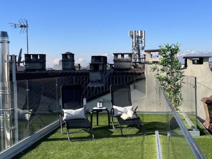 Archisio - Zoe Home Studio - Progetto Allestimento terrazzo in piazza castello