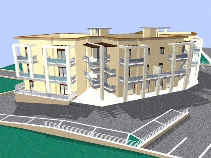 Archisio - Massimo De Luca - Progetto Edificio residenziale - commerciale