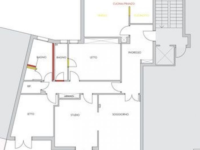 Archisio - Giulia Goldoni - Progetto Opere interne ad appartamento esistente