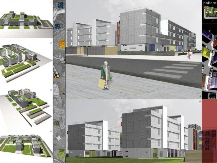 Archisio - Marco Mazzella - Progetto Concorso complesso residenziale