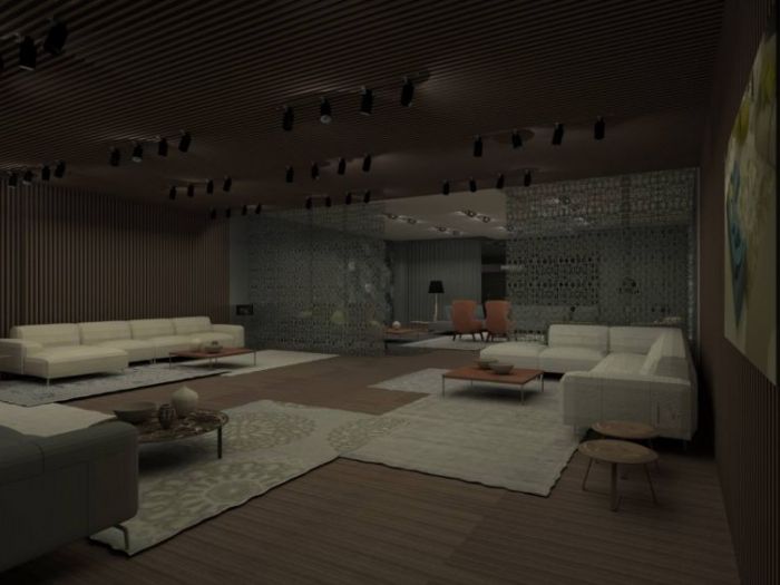 Archisio - Designerclub Mimmo Rusoo - Progetto Allestimento showroom divani