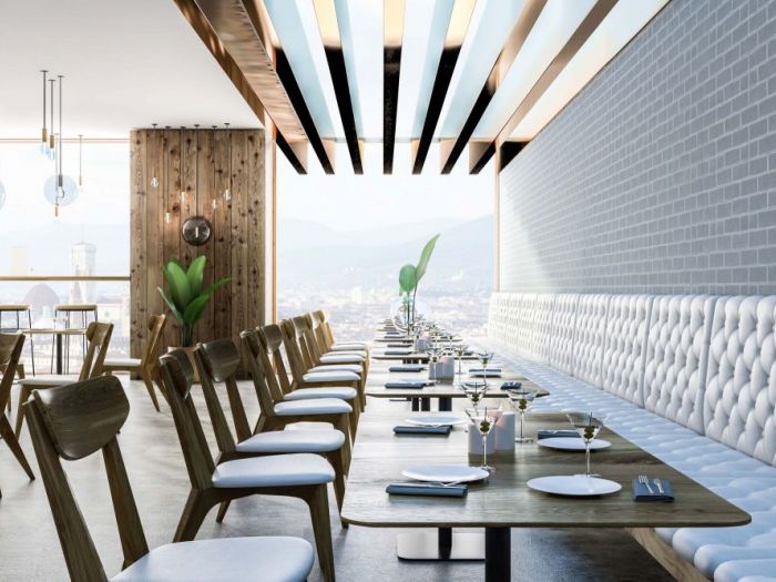 Archisio - Zaira Tello - Progetto Ristrutturazione ristoranti lounge bar