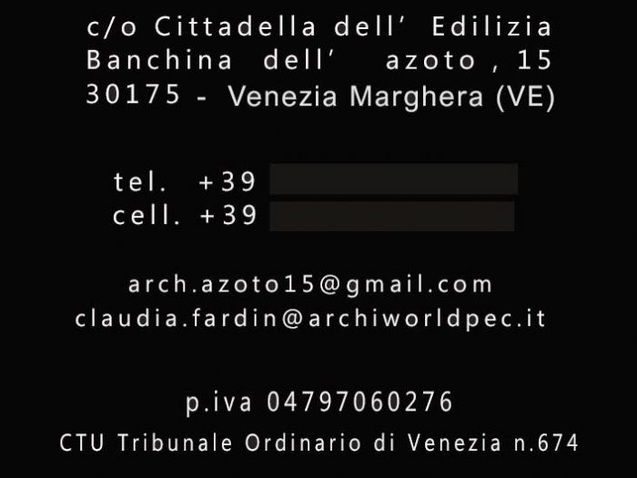 Archisio - Claudia Fardin - Progetto Biglietto visita
