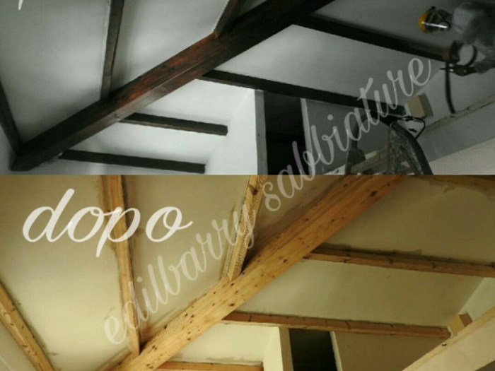 Archisio - Edilbarry - Progetto Sverniciatura travi in legno