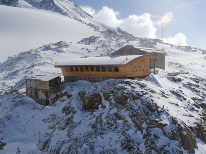 Archisio - Enrica Quattrocchio - Progetto Un rifugio di alta montagnaAmpliamento del rifugio citt di mantova - gressoney-la-trinit