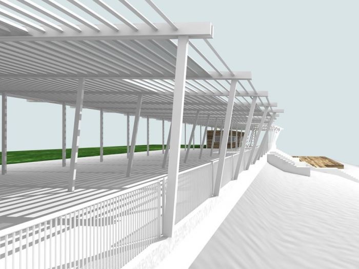 Archisio - Stefano Costantino - Progetto Progetto preliminare per la realizzazione di un bar a servizio di un hotel a giardini naxos