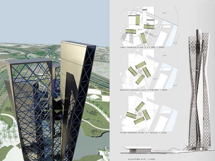 Archisio - Ruggero Lenci - Progetto Concorso internazionale thyssenkrupp per una torre simbolo a dubai