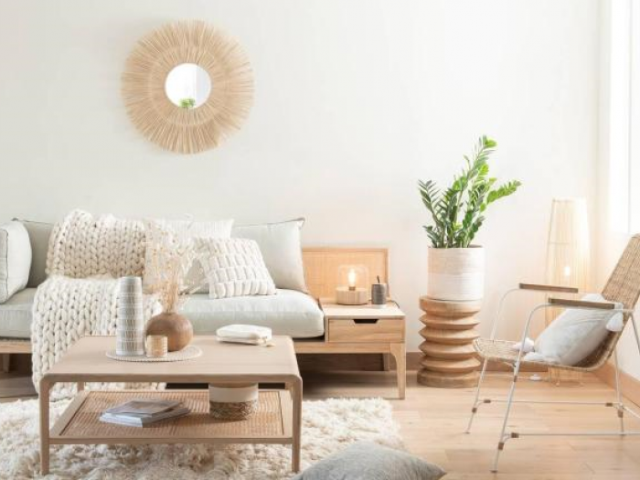 Archisio - Claudiadomus - Progetto Piccolo salotto in stile ecologico