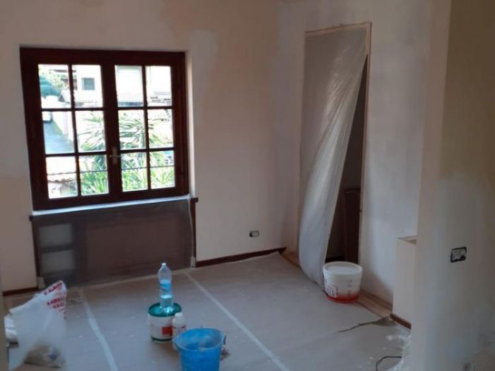 Archisio - Mani Srl Ristrutturazini - Progetto Parete in cartongesso per aggiungere una stanza presso un appartamento in roma zona axa