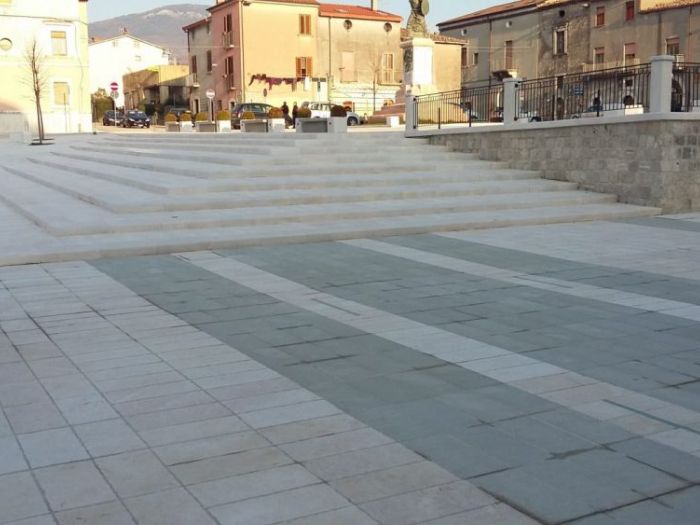 Archisio - Marmi Bizzarro - Progetto Piazza luigi sodo cerreto sannita