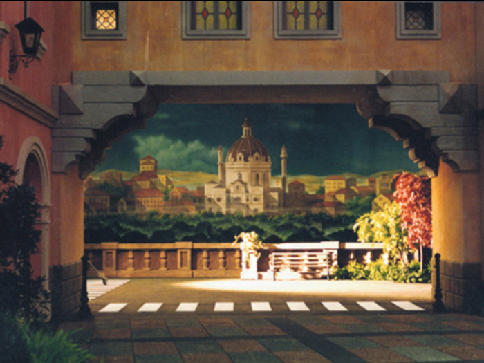 Archisio - Tiziano Colombo - Illustratore E Decoratore - Progetto Fondali scenografici