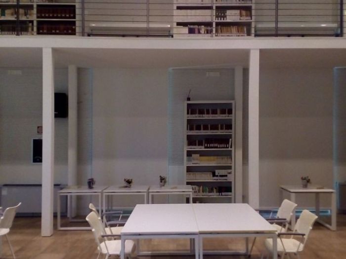 Archisio - Adriano Gerardo Pasciuti - Progetto Realizzazione ballatoio e scaffalature biblioteca