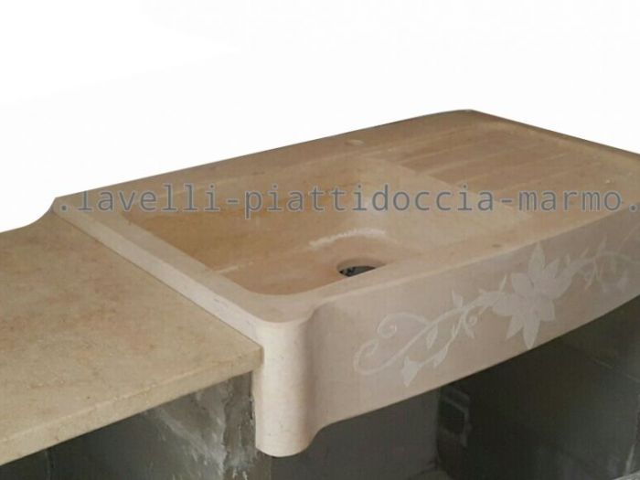 Archisio - Marmi Marini Di Rino Marini E C Sas - Progetto Lavello in marmo