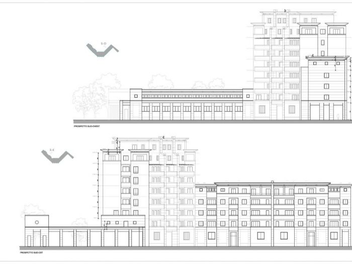 Archisio - Studio Lenzi Associati - Progetto Complesso residenziale di via caselle