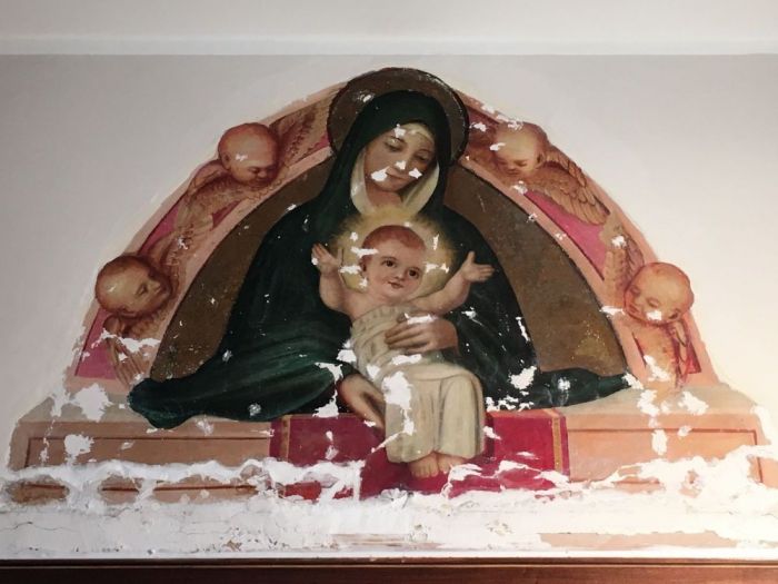 Archisio - Vania Muretto - Progetto Restauro madonna con bambino