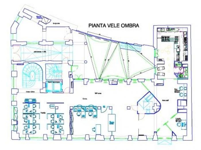 Archisio - Studio Tecnico Engineering Arch Carbone - Progetto Progetto agenzia banca e vele cortile interno