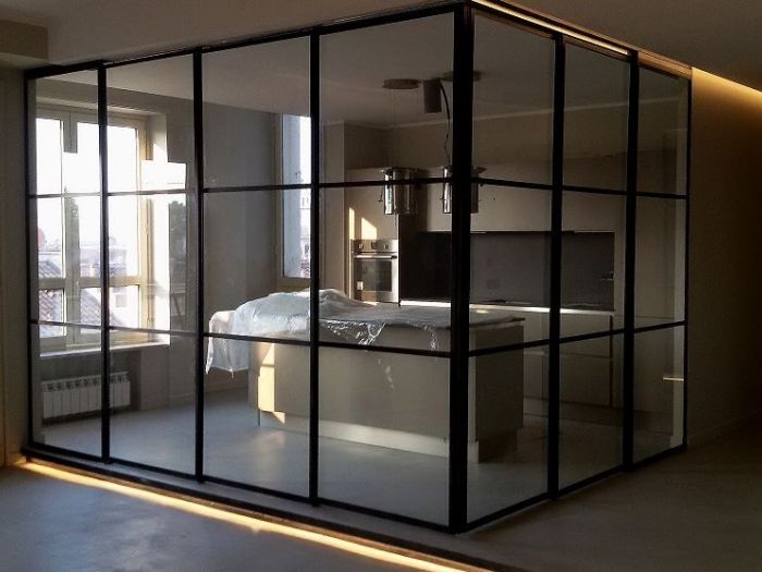 Archisio - Orangeri - Progetto Pareti divisorie