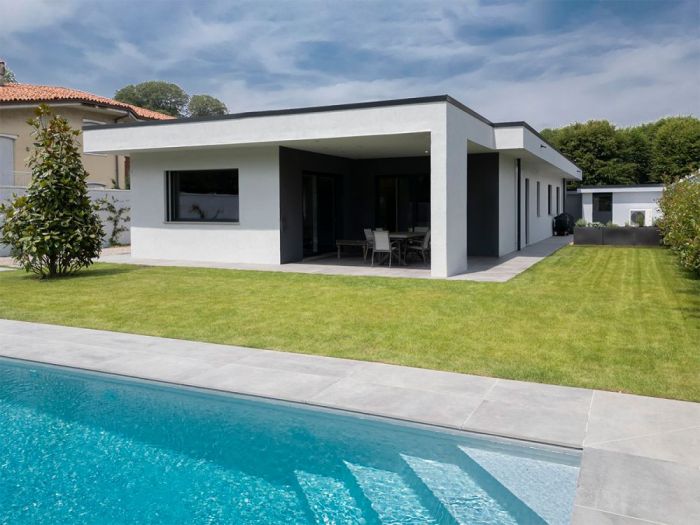 Archisio - Marlegno - Progetto Villa moderna in legno inveruno