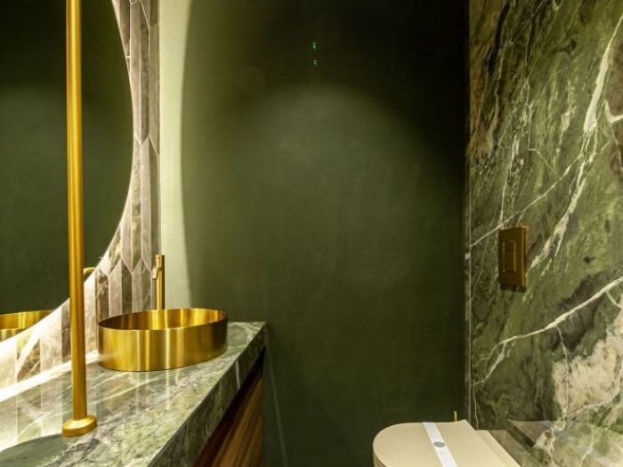 Archisio - Salvatore Sito - Progetto riflessi di marmo e ottone