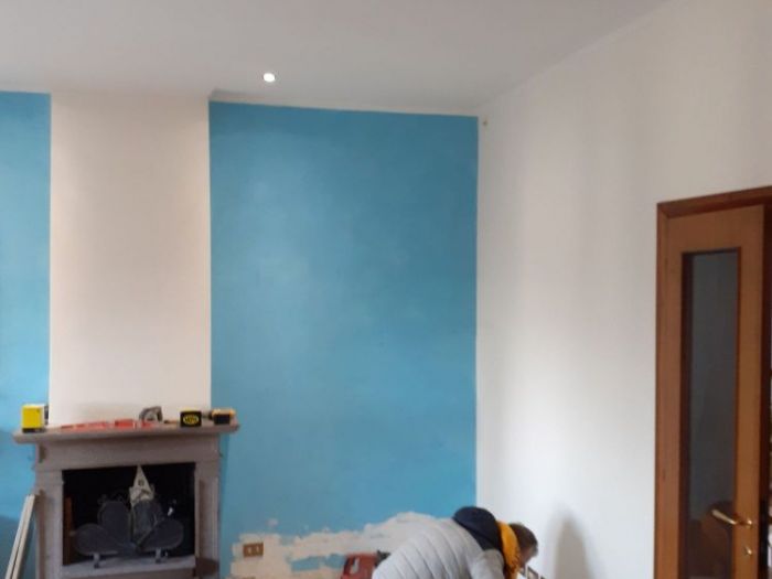 Archisio - Mani Srl Ristrutturazini - Progetto Parete attrezzata in cartongesso zona vitinia roma