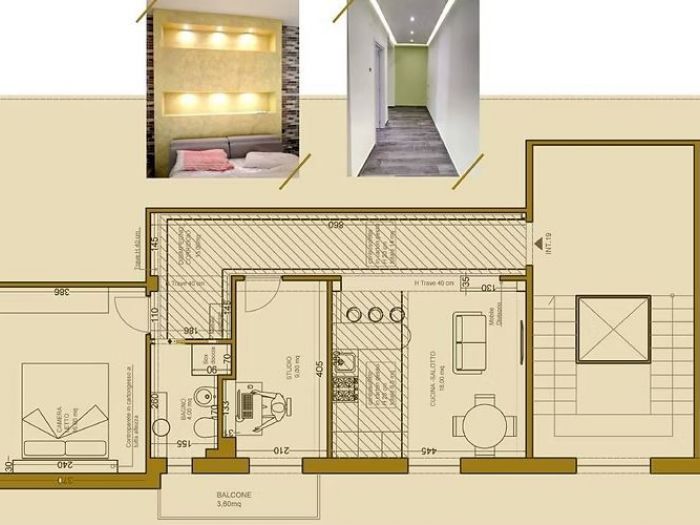 Archisio - Simona De Marco - Progetto Progetto di ristrutturazione appartamento