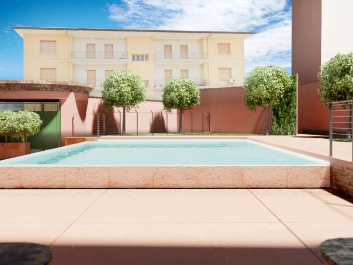 Archisio - Vincenzo Bonarrigo - Progetto Progetto piscina a sfioro e organizzazione esterna