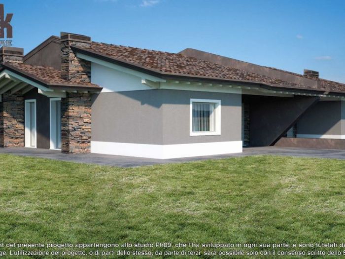 Archisio - Studio Di Progettazione Ph09 - Progetto Bifamiliare rock