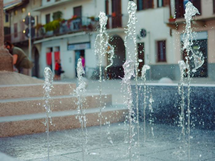 Archisio - Forme Dacqua - Progetto Fontane a pavimento piazza santa maria cameri no