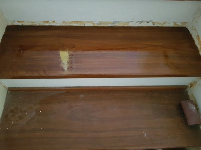 Archisio - Stil Pitture Di Gorgoglione Salvatore - Progetto Ripristini gradini scala in legno