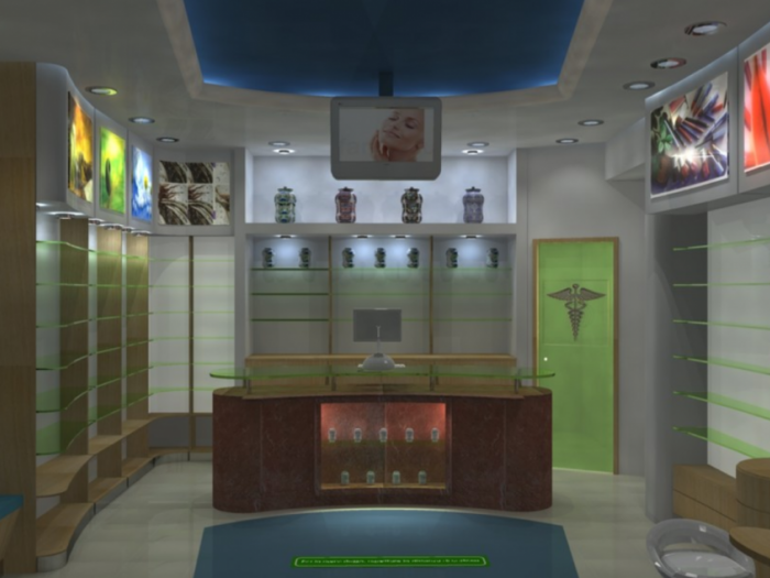 Archisio - Tecnocad Service - Progetto Rendering farmacia