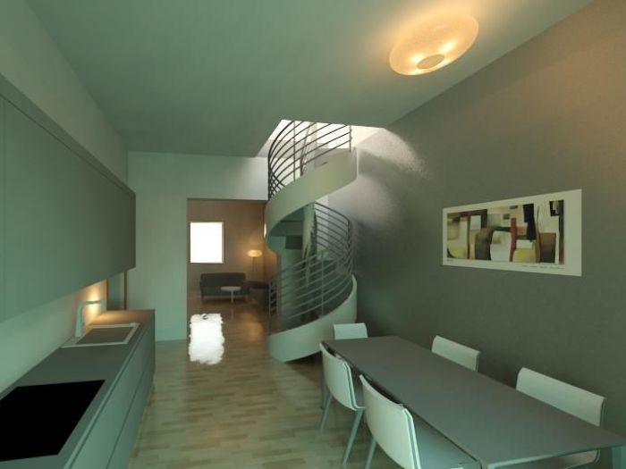 Archisio - Antonina Cremona - Progetto Ristrutturazione di unabitazione con restituzione grafica in 3d