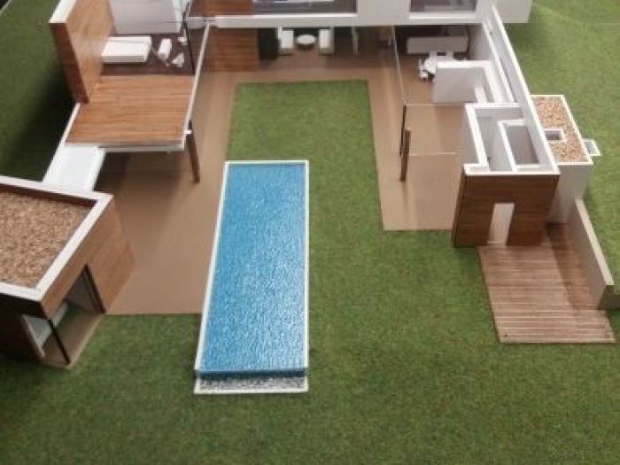 Archisio - Plastici Rocchi - Progetto Plastico villa san mauro