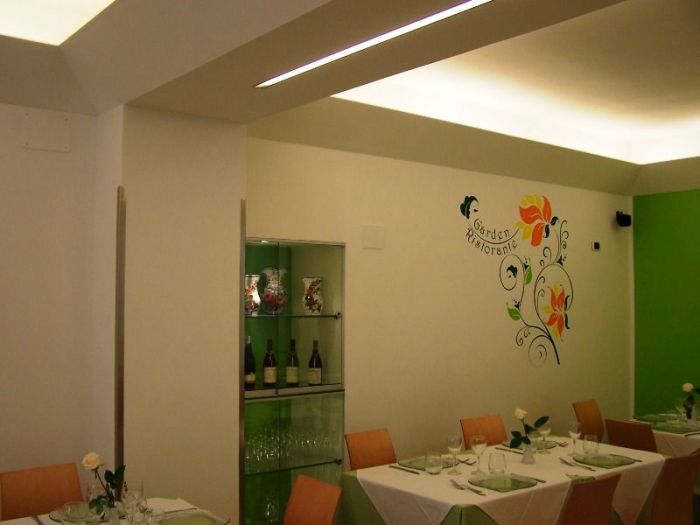 Archisio - Maurizio Loi - Progetto Ristorante garden - progettazione dl interni