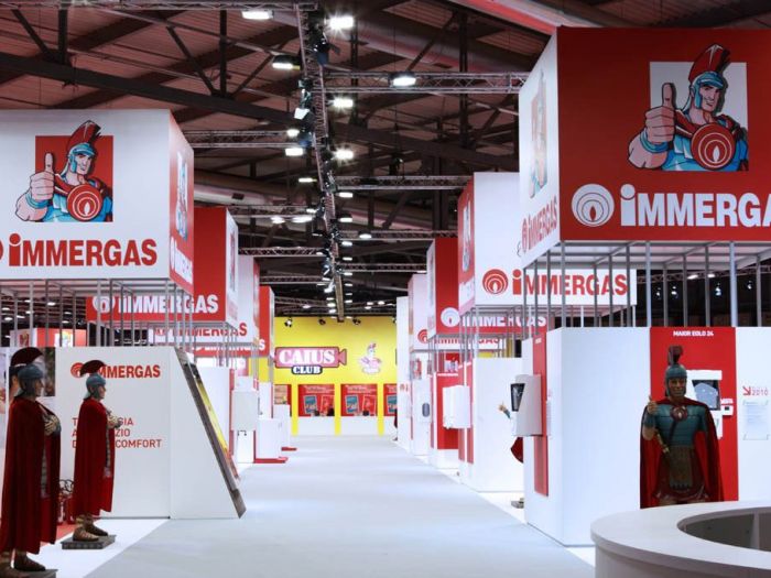 Archisio - Studio Giuseppe Ricci - Progetto Stand immergas 2010