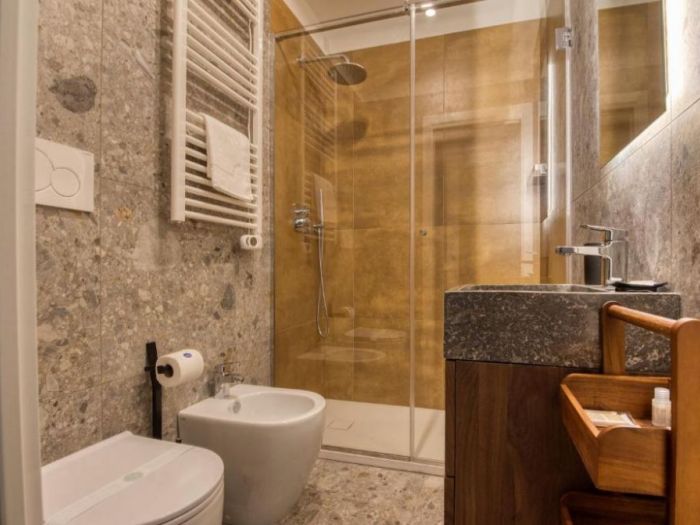 Archisio - Gianluca Chiocca Design - Progetto Trasformazione appartamento 130 mq in 3 bedbreakfast - milano