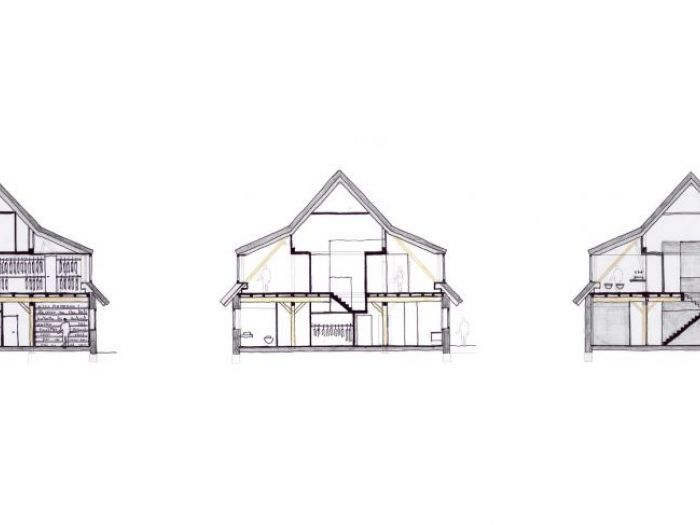 Archisio - Sergio Pascolo - Progetto Hamburgrefurbishment an ancient farmhouse