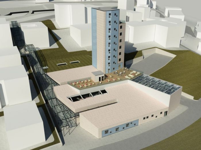 Archisio - Davide Tatangelo - Progetto Spa centro benessere per il turismo a caramanico terme pe