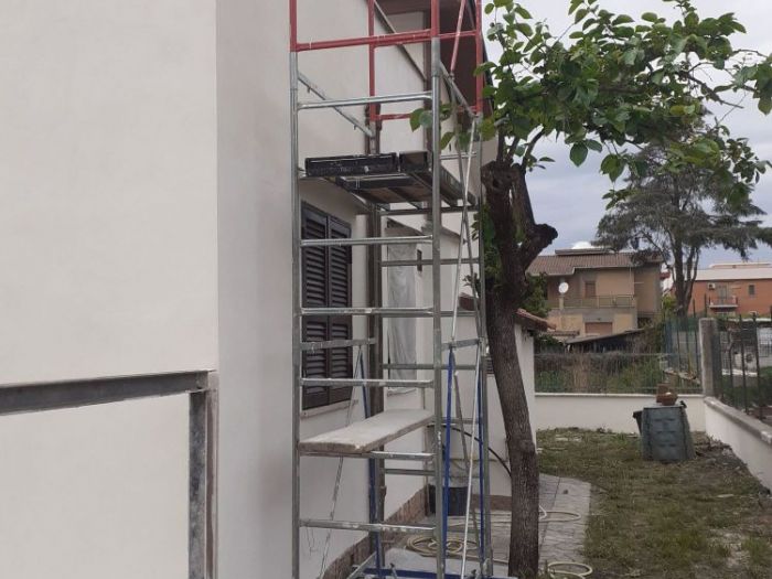 Archisio - Mani Srl Ristrutturazini - Progetto Restyling esterno di un villino unifamiliare sito in roma zona acilia