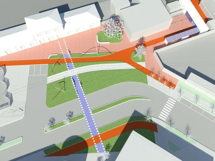 Archisio - Soa Spazio Oltre Larchitettura - Progetto Alt stazione arte e bici alla fermata del treno