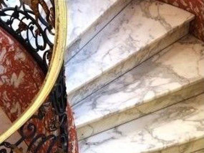 Archisio - Ashlar - Progetto Interior design - scale in marmo